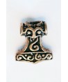 perle pendentif marteau de thor en bronze