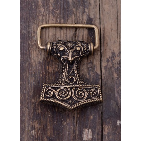 212 Moyen âge Boucle de ceinture Belt Buckle Celtes Ornement Odin Thor mythologie 