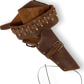 CEINTURE CARTOUCHIERE AVEC ETUI EN CUIR