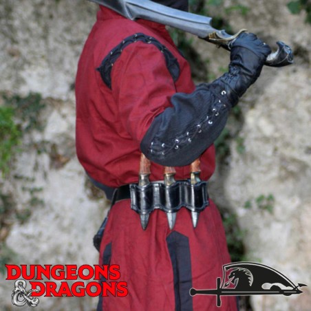 La version rouge de la tunique du guerrier Donjons & Dragons