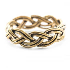 L'anneau enchanteur en bronze : un anneau élégamment simple, simplement élégant.
