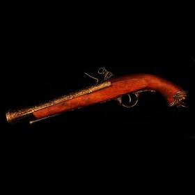 pistolet de flibustier type flintlock.