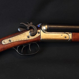 FUSIL WYATT EARP À CANON SCIÉ  1868