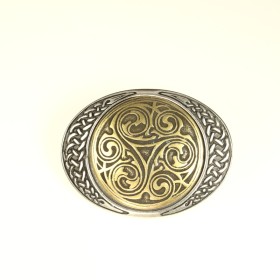 BOUCLE DE CEINTURE AVEC TRISKELION