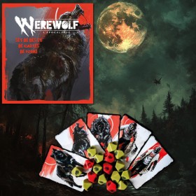 WEREWOLF - SET DE DÉS ET DE...