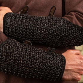 Les brassards en maille version sombre