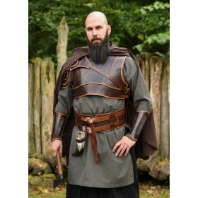 on peut ajouter du matériel sur sa ceinture large double en cuir