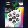 SET DE 7 DÉS JDR - COULEUR AURORE BOREALE