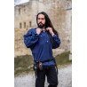 CHEMISE MÉDIÉVALE BLEUE A CORDELETTE