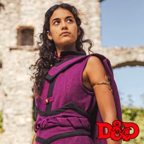TUNIQUE SANS MANCHES DE MAGICIENNE DONJONS & DRAGONS