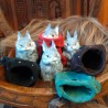 4 compagnons en peluche faits à la main