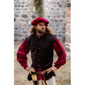 BÉRET MÉDIÉVAL EN VELOURS