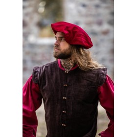 BÉRET MÉDIÉVAL EN VELOURS