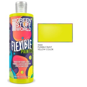 Peinture flexible couleur jaune