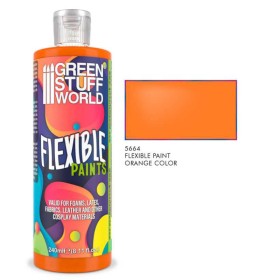Peinture flexible pour cosplay orange