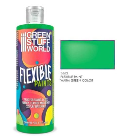 Peinture flexible de cosplay vert chaud