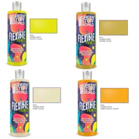 Peinture flexibles : les différentes nuances jaunes