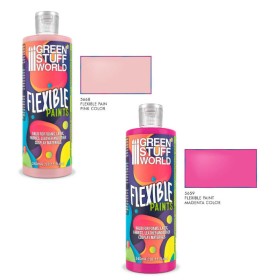 Peinture flexibles - nuances roses