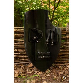 BOUCLIER CHEVALIER VERT/BLANC - 80x52 cm