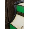 BOUCLIER CHEVALIER VERT/BLANC - 80x52 cm
