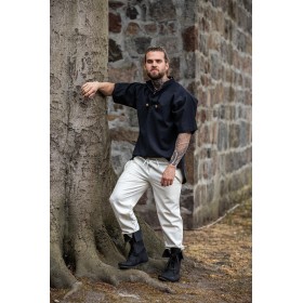 PANTALON  COTON ECRU
