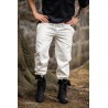 PANTALON  COTON ECRU