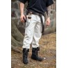 PANTALON  COTON ECRU