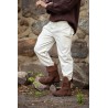 PANTALON  COTON ECRU