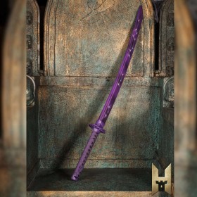 Un katana violet