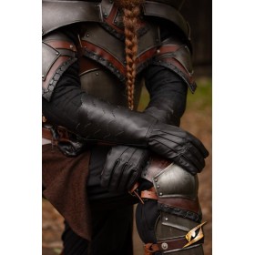 Gants en écailles de dragon (noir)