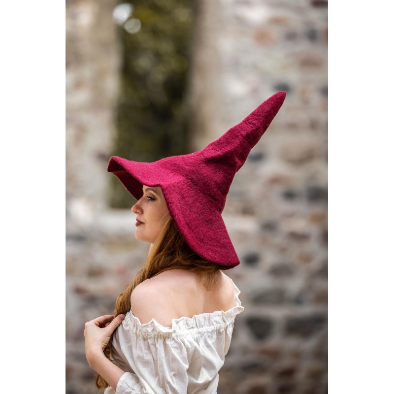 CHAPEAU SORCIERE OU SORCIER EN FEUTRE, 100% LAINE CHAPEAU SORCIERE OU SORCIER EN FEUTRE, 100% LAINE