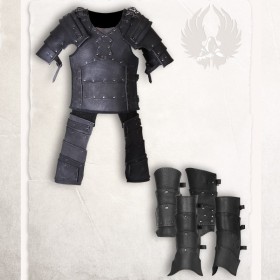 L'armure complète Albrecht, couleur noire
