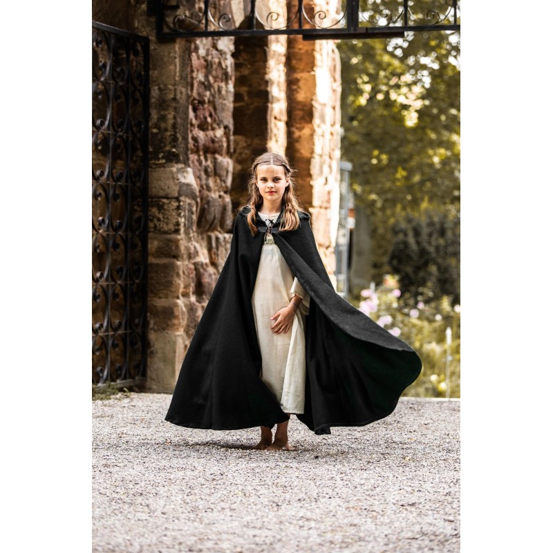 Cape Capuche En Velours Rouge Enfant - 100?TE Le Shop