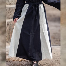 Le tissu est un mélange de coton et de lin