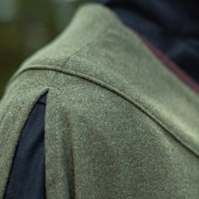 Une cape en flanelle pour un effet tempéré