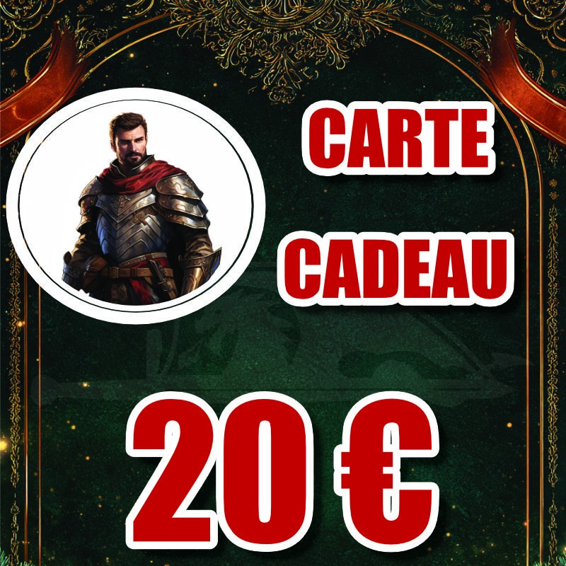 CARTE CADEAU 20€ | Chevalier du Drac