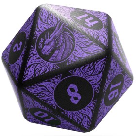 Le Dé 20 anti stress violet